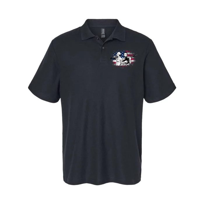 American Washington Lincoln Soldiers Softstyle Adult Sport Polo