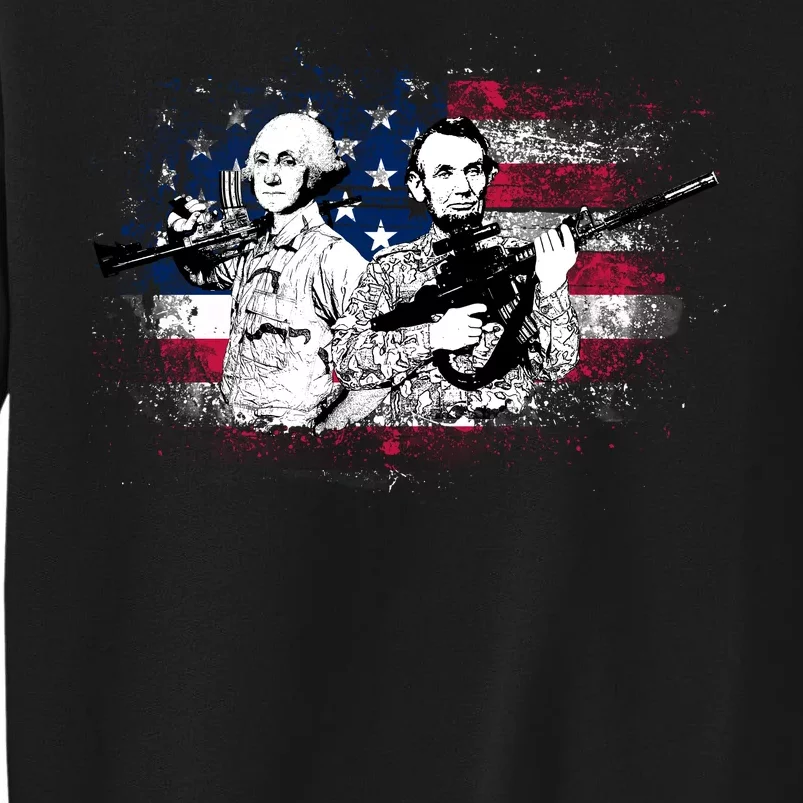 American Washington Lincoln Soldiers Tall Sweatshirt