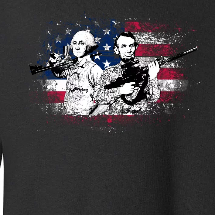 American Washington Lincoln Soldiers Toddler Sweatshirt