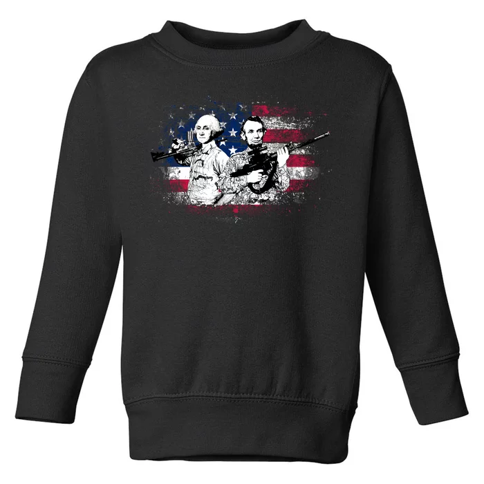 American Washington Lincoln Soldiers Toddler Sweatshirt