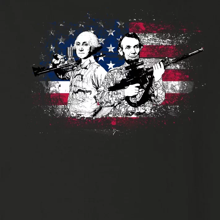 American Washington Lincoln Soldiers Toddler Long Sleeve Shirt