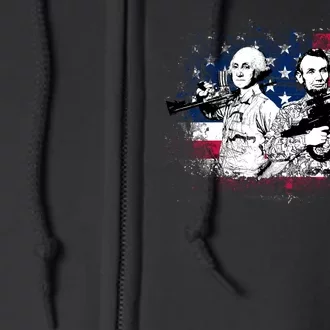 American Washington Lincoln Soldiers Full Zip Hoodie