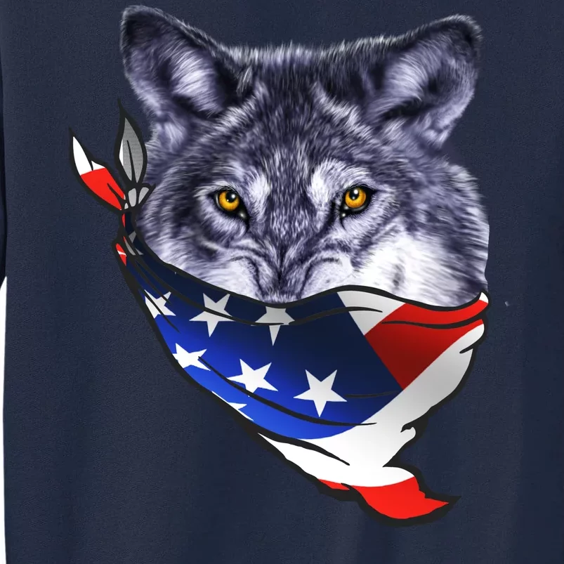 American Wolf USA Bandanna Tall Sweatshirt