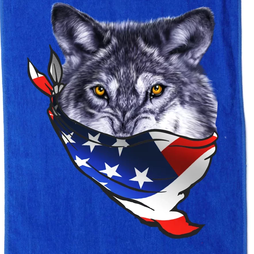 American Wolf USA Bandanna Platinum Collection Golf Towel