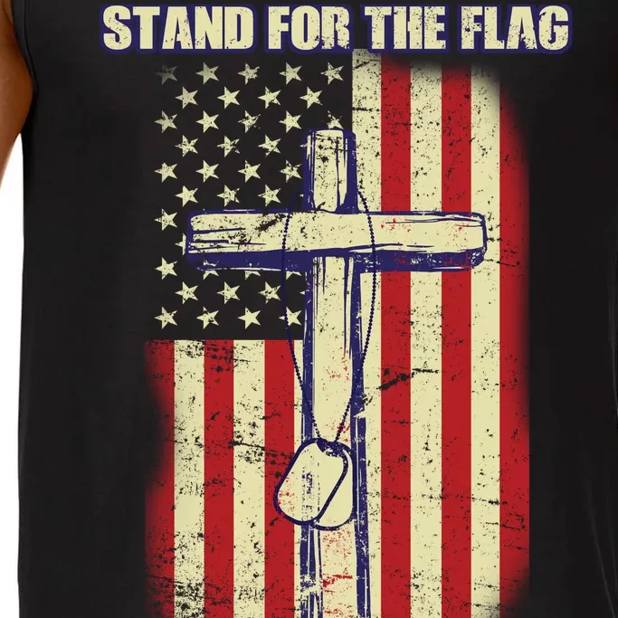 Americans Stand For The Flag Kneel For The Cross Comfort Colors® Tank Top