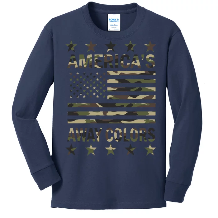 America's Away Colors Kids Long Sleeve Shirt