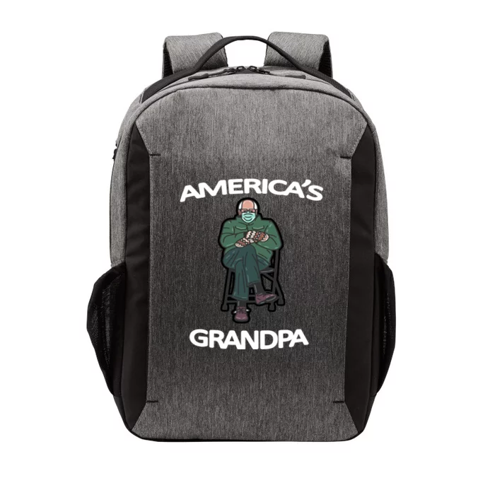 America's Grandpa Bernie Sanders Mitten Meme Vector Backpack