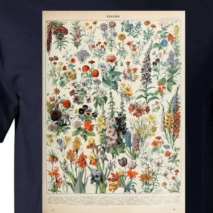 Adolphe Millot Fleurs A Tall T-Shirt