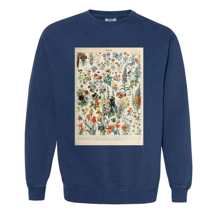 Adolphe Millot Fleurs A Garment-Dyed Sweatshirt