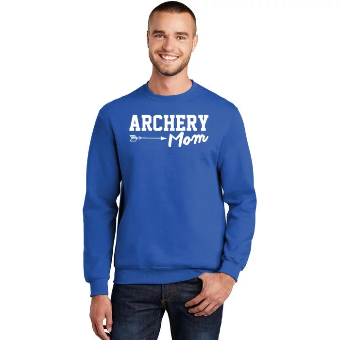 Archery Mom Funny Bow Hunting Archery Mothers Day Funny Gift Tall Sweatshirt