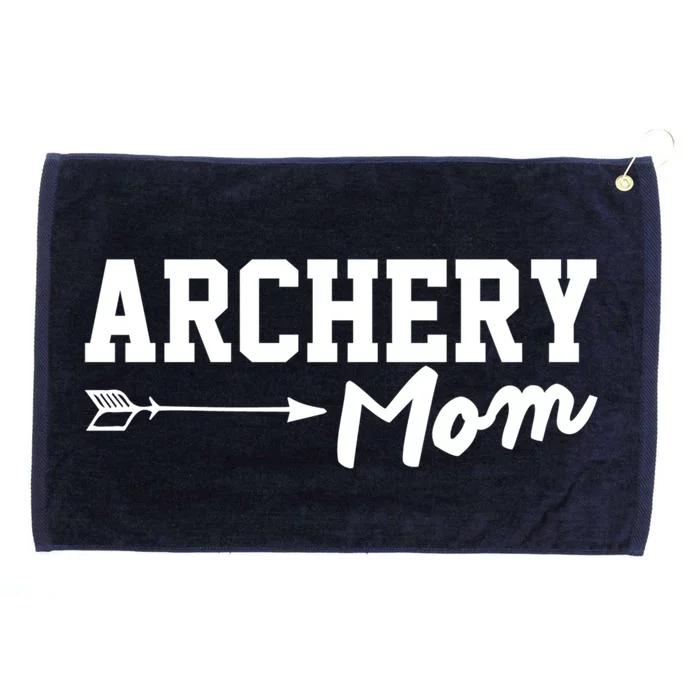 Archery Mom Funny Bow Hunting Archery Mothers Day Funny Gift Grommeted Golf Towel