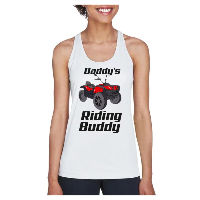 ATV Mudding Four 4 Wheeler Riding Gear Racing Quad Bike UTF Women's Racerback Tank