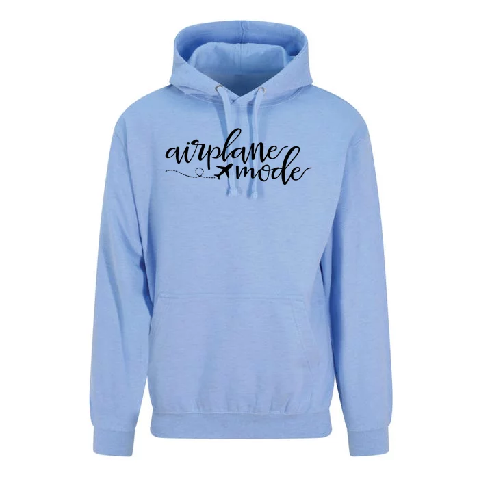 Airplane Mode Funny Vacation Travel Adventure Matching Gift Unisex Surf Hoodie