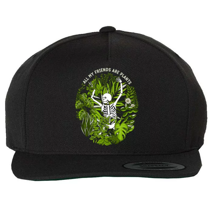 All My Friends Are Plants Wool Snapback Cap