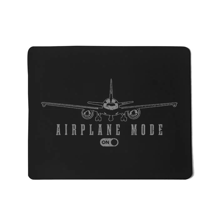 Airplane Mode Funny Pilot Aviation Mousepad