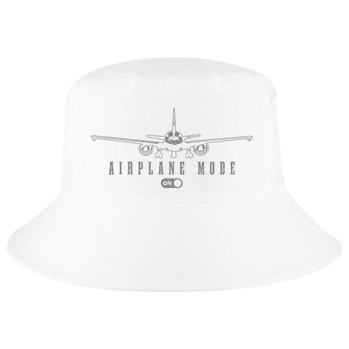 Airplane Mode Funny Pilot Aviation Cool Comfort Performance Bucket Hat