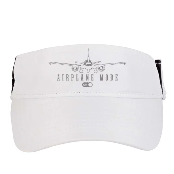 Airplane Mode Funny Pilot Aviation Adult Drive Performance Visor