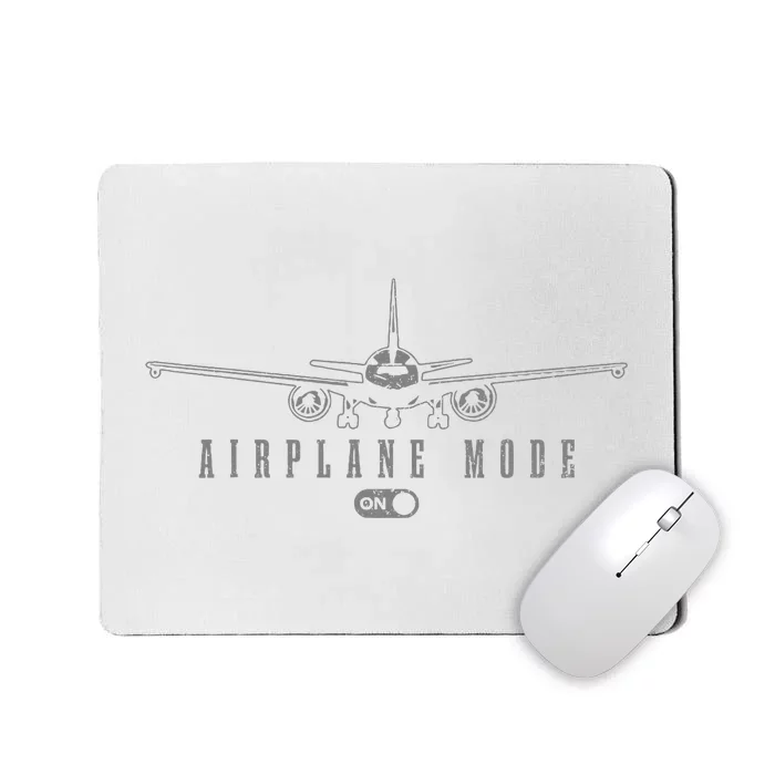 Airplane Mode Funny Pilot Aviation Mousepad