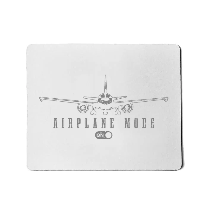 Airplane Mode Funny Pilot Aviation Mousepad