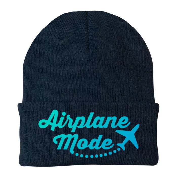 Airplane Mode For Adventurer Wanderlust Backpacker Funny Gift Knit Cap Winter Beanie