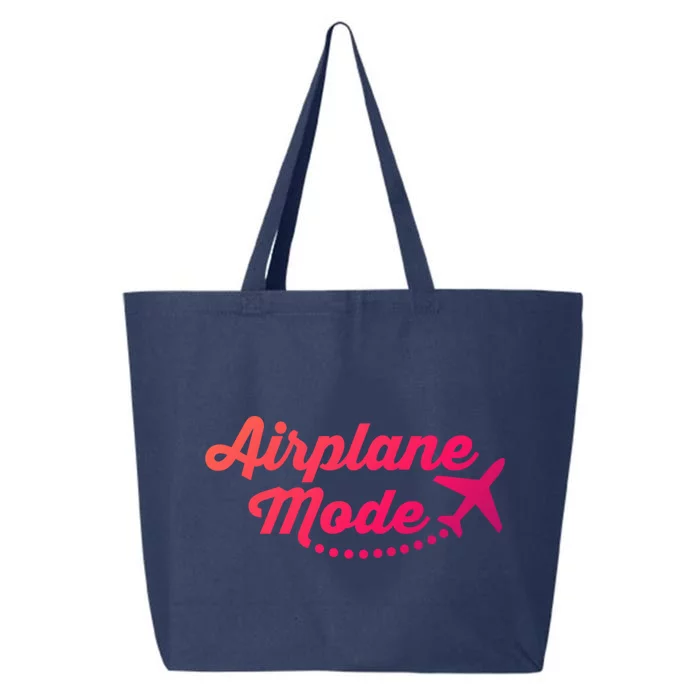 Airplane Mode For Adventurer Wanderlust Backpacker Funny Gift 25L Jumbo Tote