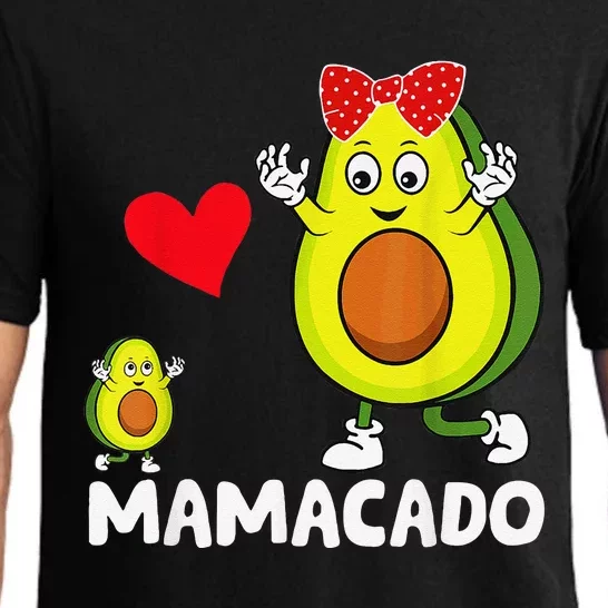 Avocado Mama Funny Avocado Mom Mamacado Mothers Day Women Pajama Set