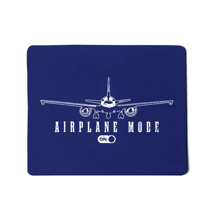 Airplane Mode Funny Pilot Aviation Mousepad