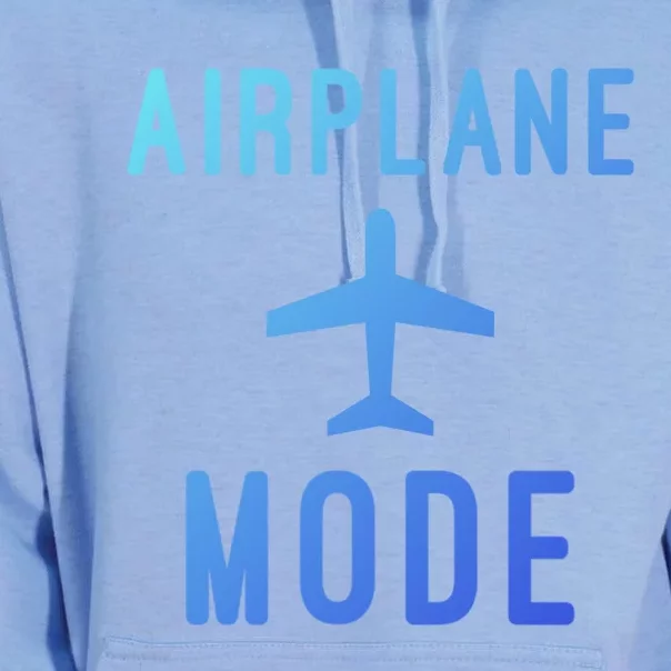 Airplane Mode Funny Vacation Airport Traveling Airplane Mode Gift Unisex Surf Hoodie