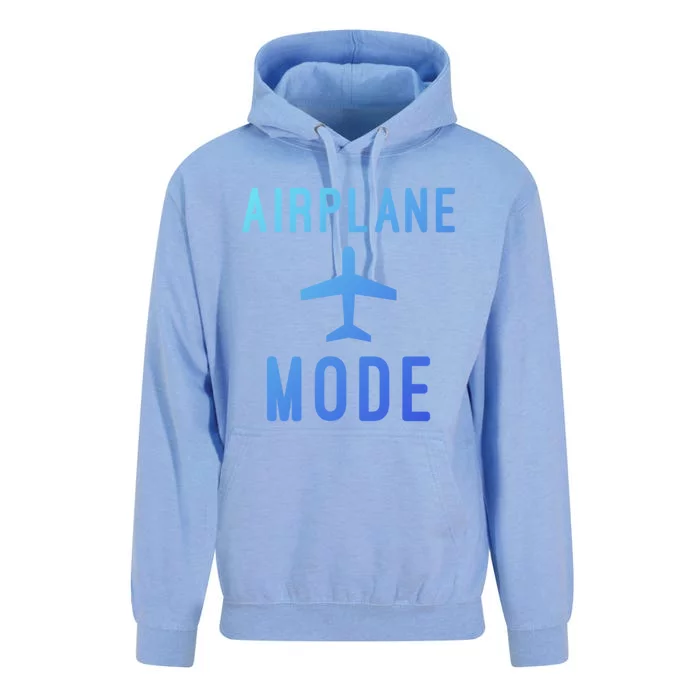 Airplane Mode Funny Vacation Airport Traveling Airplane Mode Gift Unisex Surf Hoodie