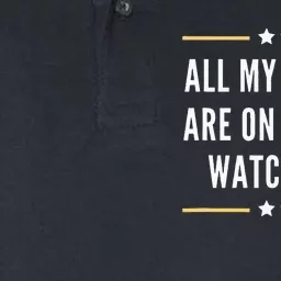 All My Friends Are On Federal Watchlists Softstyle Adult Sport Polo