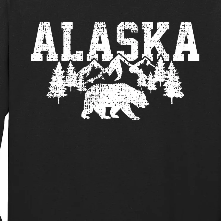 Alaska Mountains Forest Hunting Usa Tall Long Sleeve T-Shirt