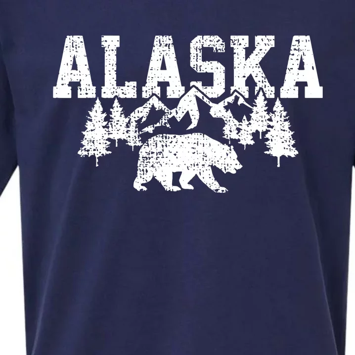 Alaska Mountains Forest Hunting Usa Sueded Cloud Jersey T-Shirt