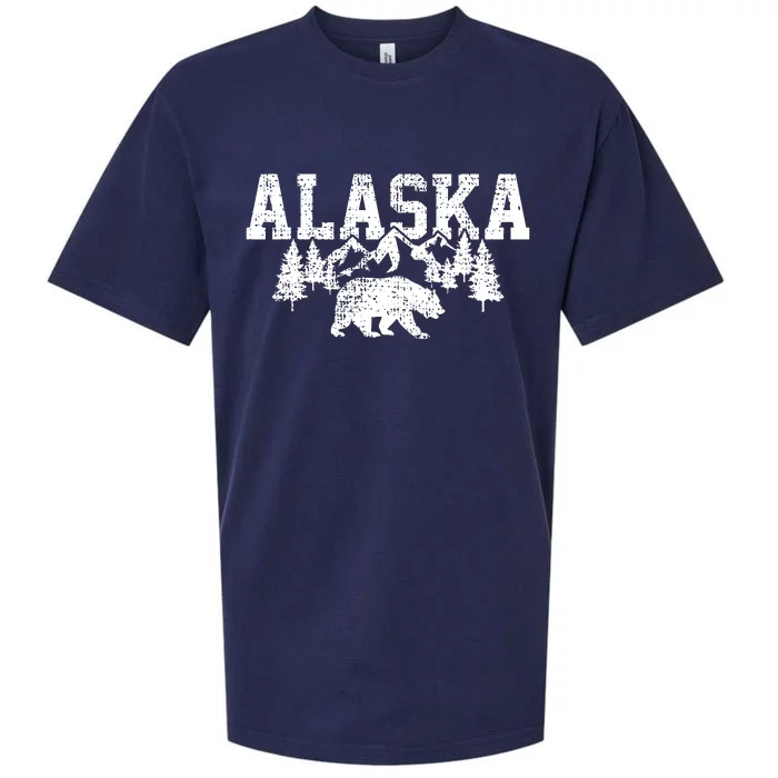 Alaska Mountains Forest Hunting Usa Sueded Cloud Jersey T-Shirt