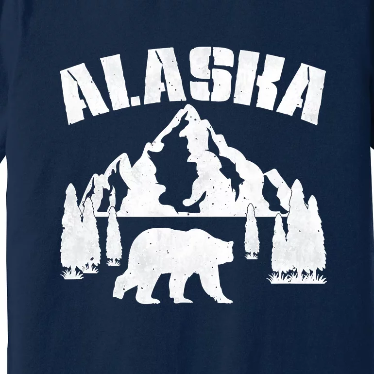 Alaska Mountains Forest Hunting Usa Premium T-Shirt