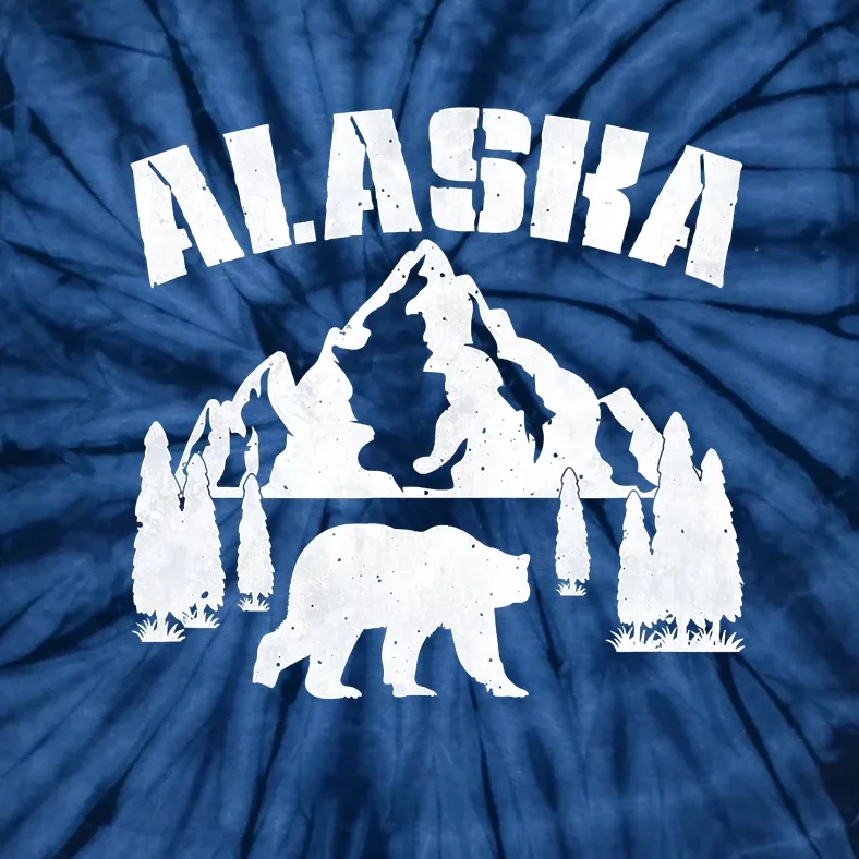 Alaska Mountains Forest Hunting Usa Tie-Dye T-Shirt