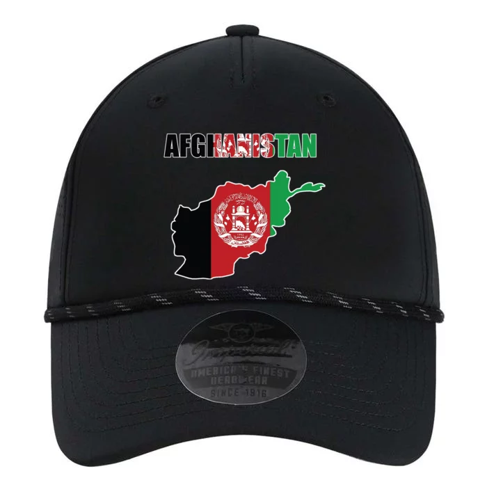 Afghanistan Map Flag Emblem Performance The Dyno Cap