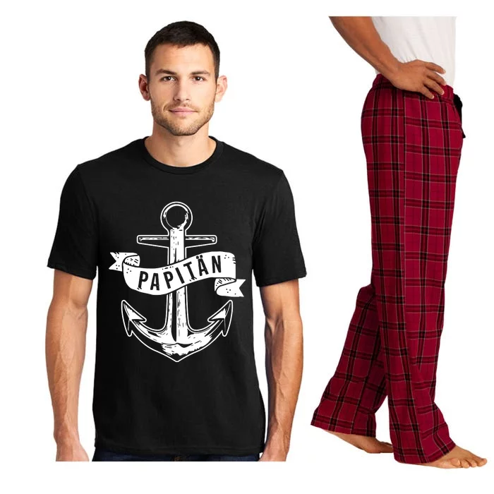 Anchor Motif Fathers Day Pajama Set