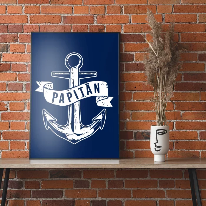 Anchor Motif Fathers Day Poster