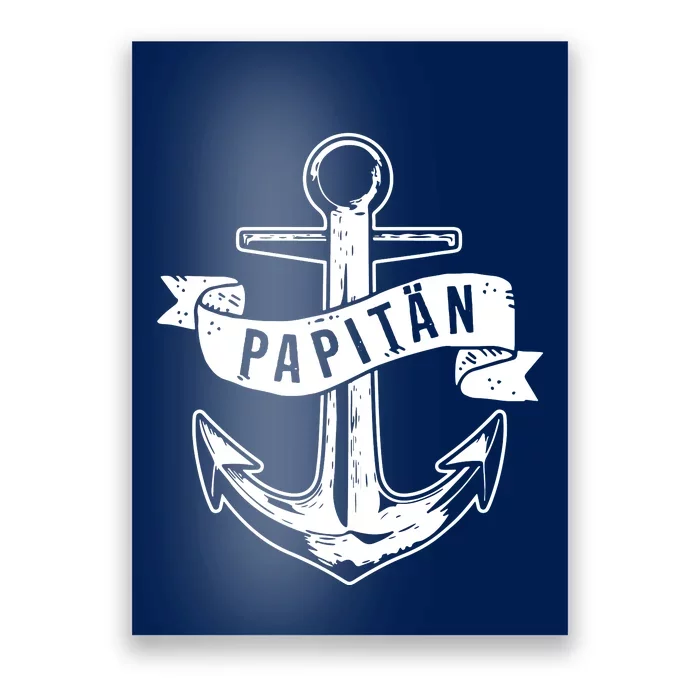 Anchor Motif Fathers Day Poster