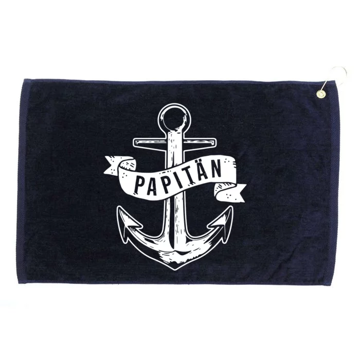 Anchor Motif Fathers Day Grommeted Golf Towel