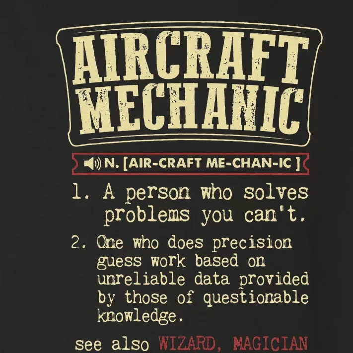 Aircraft Mechanic Funny Definition Toddler Long Sleeve Shirt