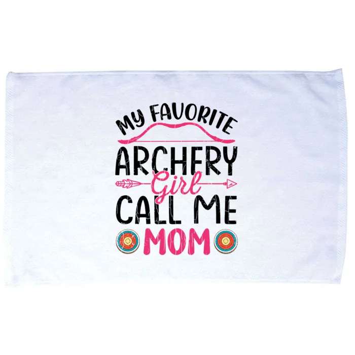 Archery Mom Funny Archer Arrow Bow Hunting Graphic Great Gift Microfiber Hand Towel