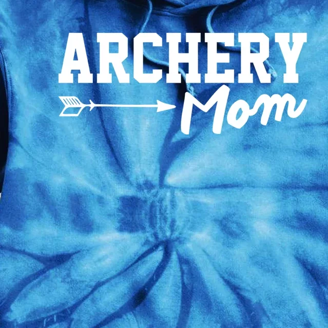 Archery Mom Funny Bow Hunting Archery Mothers Day Gift Tie Dye Hoodie