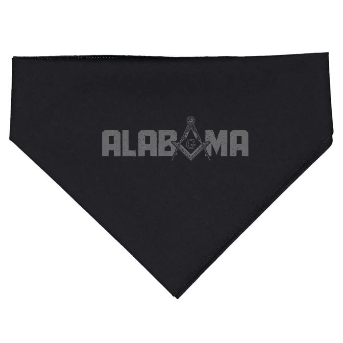 Alabama Mason Freemason Masonic Square & Compass USA-Made Doggie Bandana