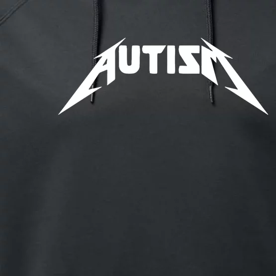 Autism Meme Funny Gify Meme Performance Fleece Hoodie