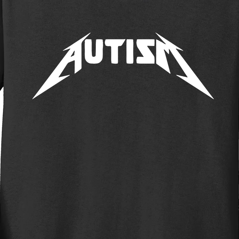 Autism Meme Funny Gify Meme Kids Long Sleeve Shirt