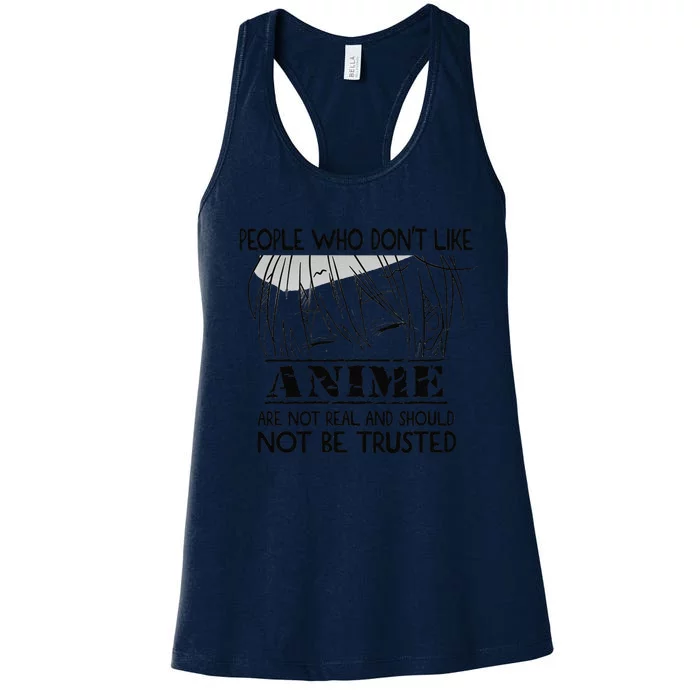 Anime Merch For Women Aesthetic Anime Japanese Animae Women's Racerback Tank