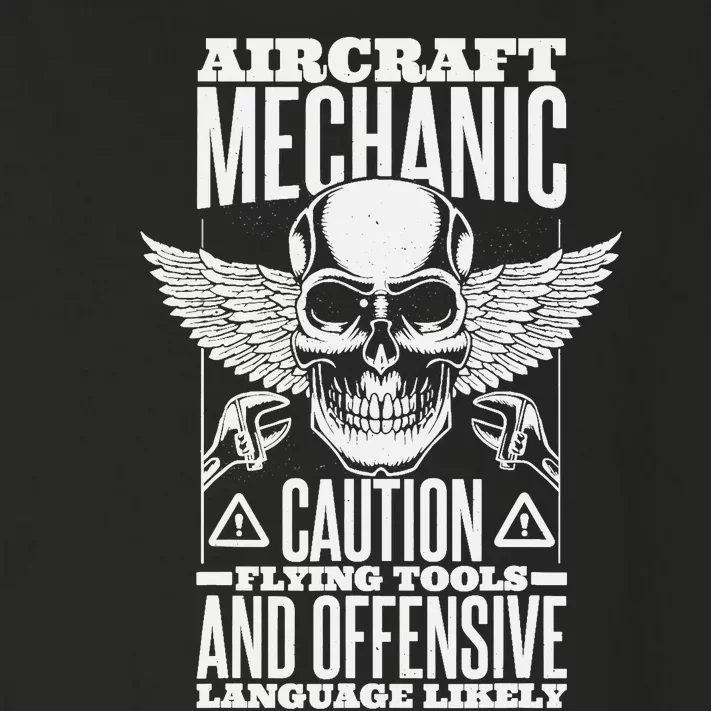 Aircraft Mechanic Flying Tools And Offensive Language, Plane Toddler Long Sleeve Shirt