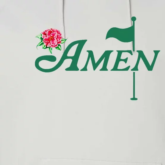 Amen Master Golf Azalea Tournament Pink Golfing Performance Fleece Hoodie