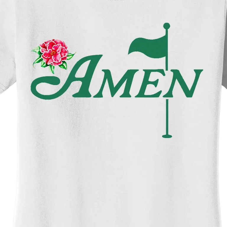 Amen Master Golf Azalea Tournament Pink Golfing Women's T-Shirt